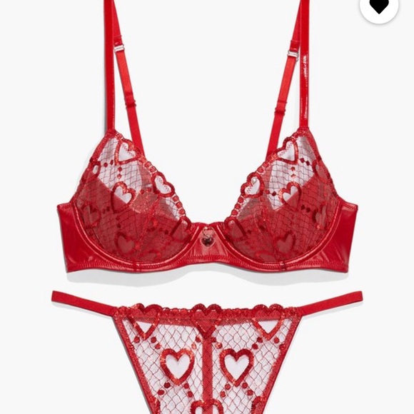 Savage X Fenty. M/34B. Red - Picture 2 of 4